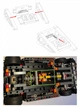 Кронштейн /Настенное 3D Крепление для Фирменного конструктора Technic Koenigsegg Jesko Absolut (42173) - Черное - изображение 13