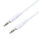 Кабель Xqisit Audio Cable 3.5 мм - 3.5 мм (M/M), 1.2 м, White (4029948026954) - зображення 1