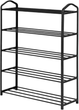 Полиця для взуття ModernHome by Multistore 5 полиць чорна (XJ53K BLACK) - зображення 3