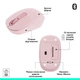 Мышь беспроводная Bluetooth компьютерная Logitech M196 Wireless Rose (910-007461) - изображение 7