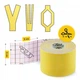 Стрічка кінезіологічна (кінезіо тейп) 4FIZJO 5 см x 5 м Yellow (P-5907739318824) - зображення 6
