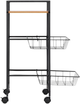 Стелаж ModernHome by Multistore з 2 кошиками та органайзером для полиць на колесах (SNJ293070Q-WL-O) - зображення 2
