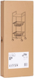 Стелаж ModernHome by Multistore з 2 кошиками та органайзером для полиць на колесах (SNJ293070Q-WL-O) - зображення 6