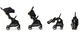 Прогулянковий візочок Kinderkraft Apino Raven Black, 5902533924127 - зображення 10