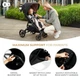 Прогулянкова коляска Kinderkraft Mitzy Linen Beige, 5902533924356 - зображення 12