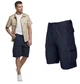 Тактичні літні шорти Brandit вище колін BDU Ripstop Shorts сині XXL - зображення 4