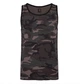 Камуфлляжная армейская летняя майка Brandit Dark Camo, футболка без рукавов Brandit M - изображение 1