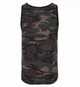 Камуфлляжная армейская летняя майка Brandit Dark Camo, футболка без рукавов Brandit 4XL - изображение 2