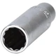 Головка торцева довга 1/4" 10 мм 12-гранна TOPTUL (BAEF0810) - зображення 2