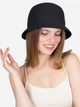 Панама женская плетеная SumWin Капри-hat LU-043-04 54-57 Черная (ROZ6501091727) - изображение 2