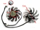 Вентилятор Everflow для видеокарты ASUS (orgnl) 75 мм 5-pin T128010SH (FD7010H12S T128010SU FD7010H12D T128010BH PLD08010S12HH) комплект 2 шт (№33.1) - изображение 3