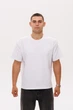 Мужская футболка Oversize Наталюкс 3XL белый (4113633200061) - изображение 2