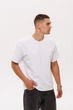 Мужская футболка Oversize Наталюкс 3XL белый (4113633200061) - изображение 3