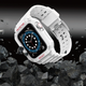 Ремінець із чохлом Hurtel Protect Strap Band для Apple Watch 38/40/41 мм White (9145576231579) - зображення 5