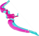 Łuk LEAN Toys z tarczą + 3 strzały 4224 Pink (5905991032274) - obraz 3