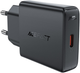 Ładowarka sieciowa Acefast A65 PD20W GaN single USB-C ultra-thin charger Black (6974316282686) - obraz 1