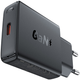 Ładowarka sieciowa Acefast A65 PD20W GaN single USB-C ultra-thin charger Black (6974316282686) - obraz 2