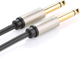 Kabel instrumentalny Ugreen AV128 6.3 mm to 6.3 mm Audio Cable Braided 3 m Gray (UGR-10640) - obraz 4