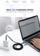 Kabel Ugreen US161 USB Type-C Male to USB Type-C 60W (3A) Male Cable Nickel Plating Aluminum Shell 3A 1.5 m Gray (50751) - obraz 2