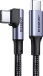 Kabel Ugreen US334 USB-C 2.0 aluminiowy 1 m Czarny (UGR-70643) - obraz 1