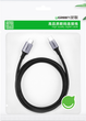 Kabel Ugreen US316 USB Type-C do USB Type-C Cable Aluminum Case with Braided 1.5 m Black (UGR-70428) - obraz 8