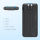 УМБ Choetech 10000mAh 22.5W Fast Charge Black (B654-BK) - зображення 5