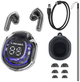 Słuchawki Acefast T8 Crystal color (2) bluetooth earbuds Bright Black (AFT8BB) - obraz 8