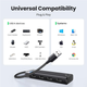 Hub USB Ugreen CM653 4xUSB 3.2 Gen1 Ports Black (UGR-15548) - obraz 5