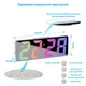 Настільний годинник Action White 228A-act - зображення 9