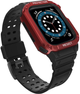 Pasek z etui Hurtel Protect Strap Band do Apple Watch 38/40/41 mm Black/Red (9145576231517) - obraz 2