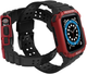 Pasek z etui Hurtel Protect Strap Band do Apple Watch 38/40/41 mm Black/Red (9145576231517) - obraz 3