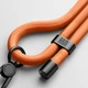 Универсальный ремешок-шнурок для смартфона, Rope, Black Tangerine, нейлоновый, прочный, регулируемый по длине, с держателем для чехлов с вырезом для зарядки, кросбоди, подходит для ношения на шее и через плечо, ArmorStandart (ARM76094) - изображение 1
