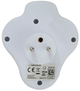 Rozgałęźnik sieciowy Esperanza ELK311W 2 gniazda USB-A, Type-C White - obraz 5