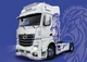 Збірна модель 1/24 вантажний автомобіль / тягач Mercedes-Benz ACTROS MP4 Giga Space Italeri 3935 - изображение 2