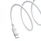 Кабель Baseus Silky Series Fast Charging Type-C 100W (1m) white - изображение 7