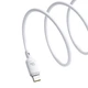Кабель Baseus Silky Series Fast Charging Type-C 100W (2m) white - зображення 6