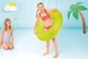 Круг надувной пляжный для плавания Intex 91 см Yellow (Intex 59262 orange) (6941057452623_1) - изображение 2
