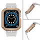 Pasek z etui Hurtel Protect Strap Band do Apple Watch 42/44/45 mm White/Rose Gold (9145576231722) - obraz 4