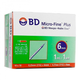 Шприц інсуліновий BD Micro-Fine Plus U-100, розмір 31G, 0.25*6 мм, 1 мл (100 шт) - зображення 1