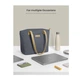 Сумка Tomtoc Versatile-T23 Laptop Tote Bag Grayish Blue 16 Inch, 18L (T23L1B1) - изображение 6
