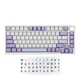 Клавиатура проводная AJAZZ Ak820 Фиолетовая - изображение 1