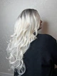 Перука жіноча довга хвиляста Hairin Heaven термостійка омбре світлий блонд з темним коренем - зображення 5