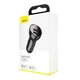 Автомобільний зарядний пристрій Baseus Digital Display Dual USB 4.8A Car Charger 24W (CCBX-0G) Grey - зображення 7