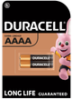 Спеціальна лужна батарейка Duracell AAAA 1,5V, (LR8D425), 2 шт. в упаковці (7091716) - изображение 1