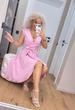 Fashions • Жіноча літня сукня Арабіс Fashions 46-48 пудра (9239-ді) - зображення 5