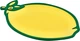 Доска разделочная Лимон 24 х 33,5 х 3 см пластиковая Irak Plastik DC-710 - изображение 1
