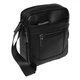 Шкіряна сумка Borsa Leather 10m223-black - зображення 1