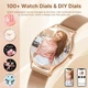 Часы женские умные наручные UWatch Smart Milano 2 ремешка Gold Steel (2429222047) - изображение 8
