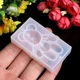 Силіконова форма - молд для створення фігурки у формі ведмедя Bear Mold формочка для DIY ведмедика - поробки / статуетки / іграшки / брелка з епоксидної смоли, 6.8х4 см, біла (106851385) - зображення 5