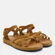 Женские сандалии замшевые PARADIZE SHOES SAN-2709 36 23.2 см Корица (ROZ6501090338) - изображение 3